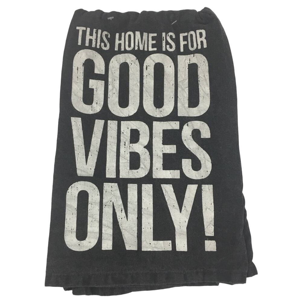 Decorative Towel -  This Home Is For Good Vibes Only